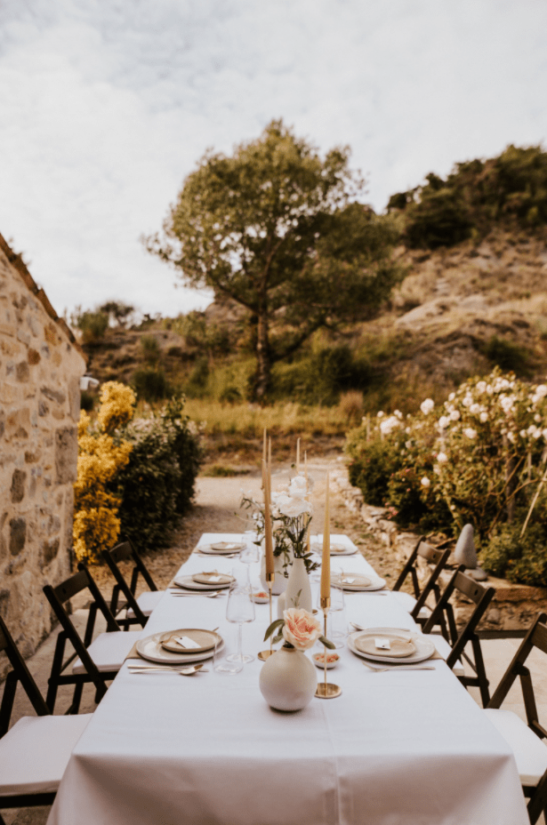 table mariage domaine provence