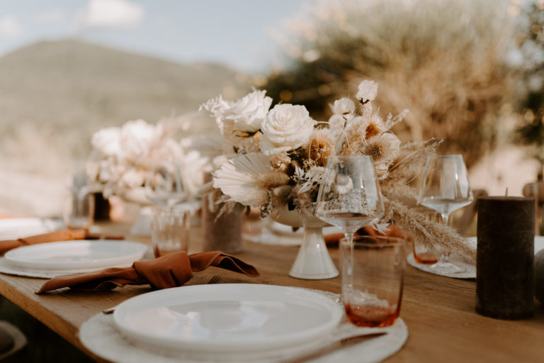 decoration table mariage provence