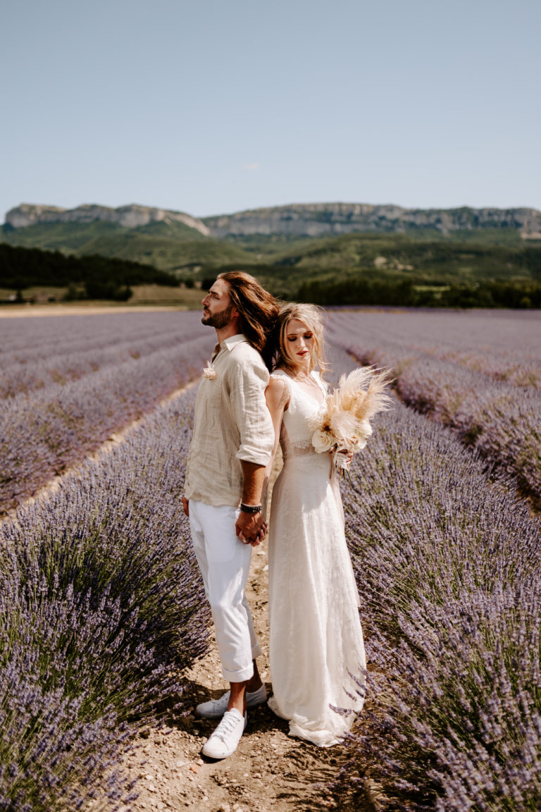 lavande mariage provence